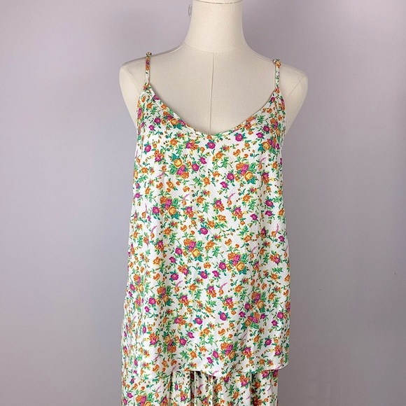 Cynthia Rowley 2 piece set tank top and maxi skirt size small floral print - Picture 10 of 16